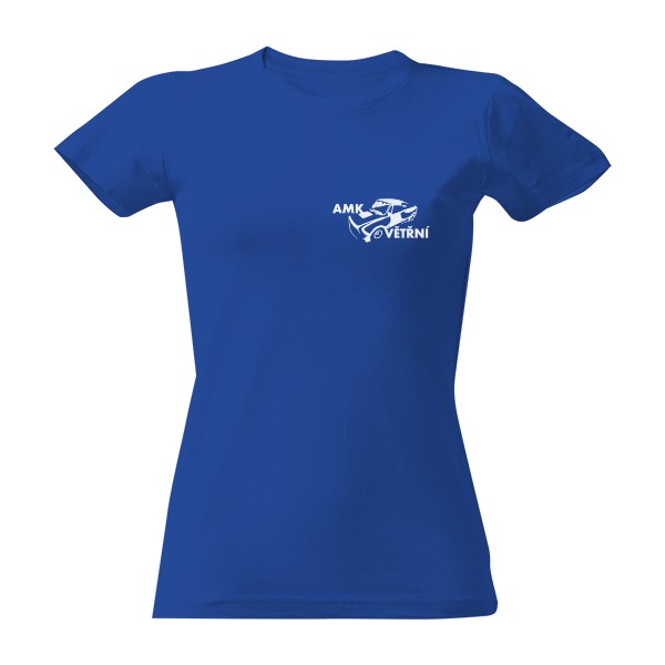 Tričko s potiskem Dámské AMK Větřní modré